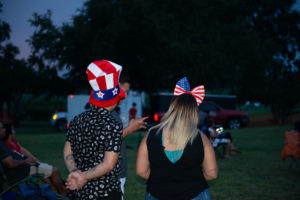 Woman and man at Music Works festival