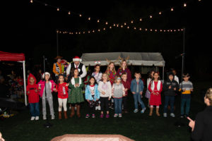 Children at winter fest